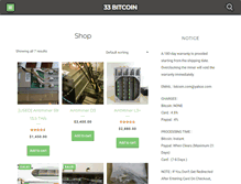Tablet Screenshot of 33bitcoin.com